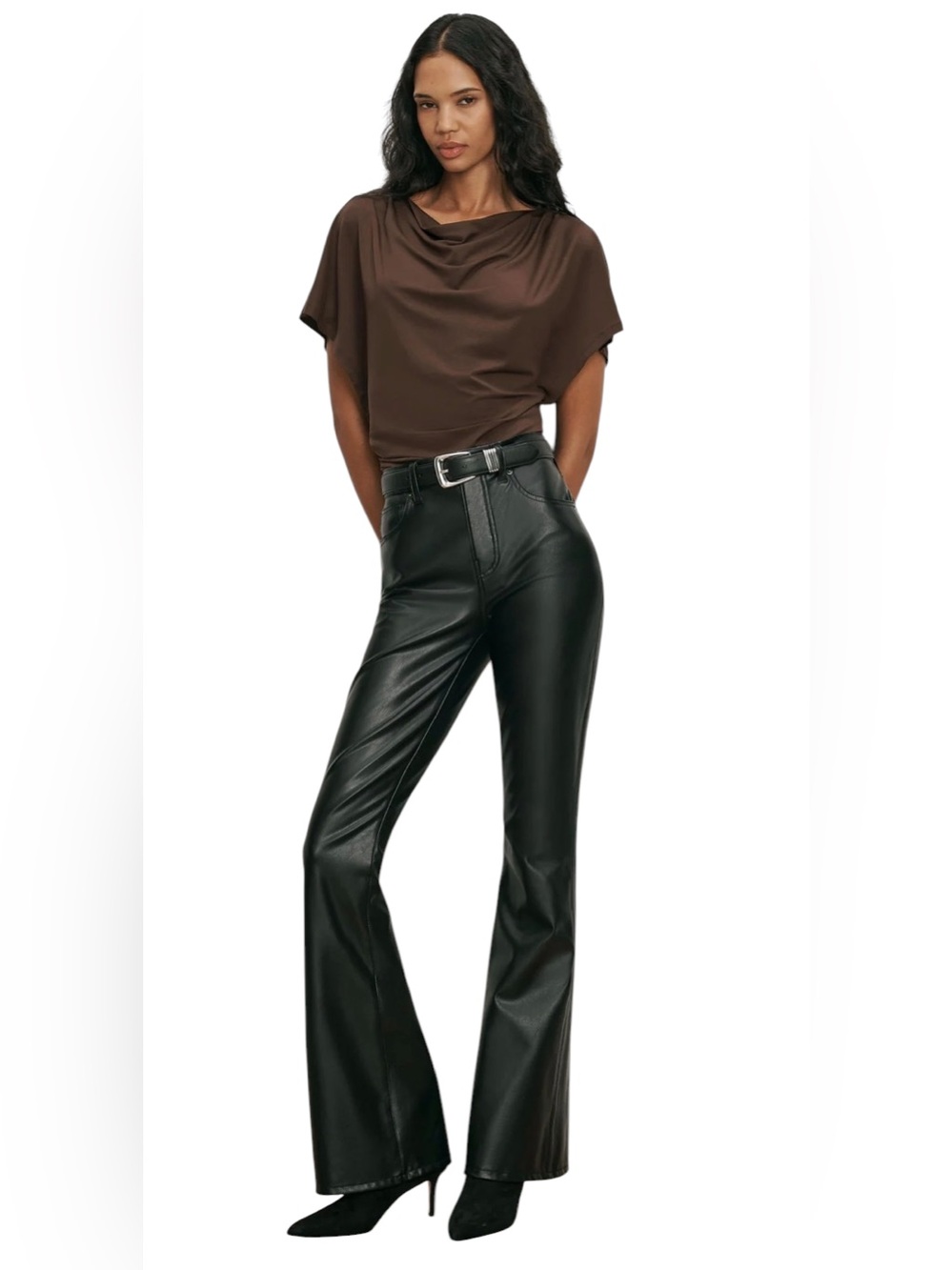 Veronica Beard Black High-Rise Beverly Flare Pants - Like New